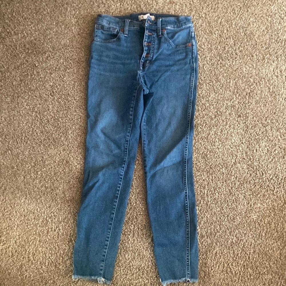 Madewell petite high rise jeans